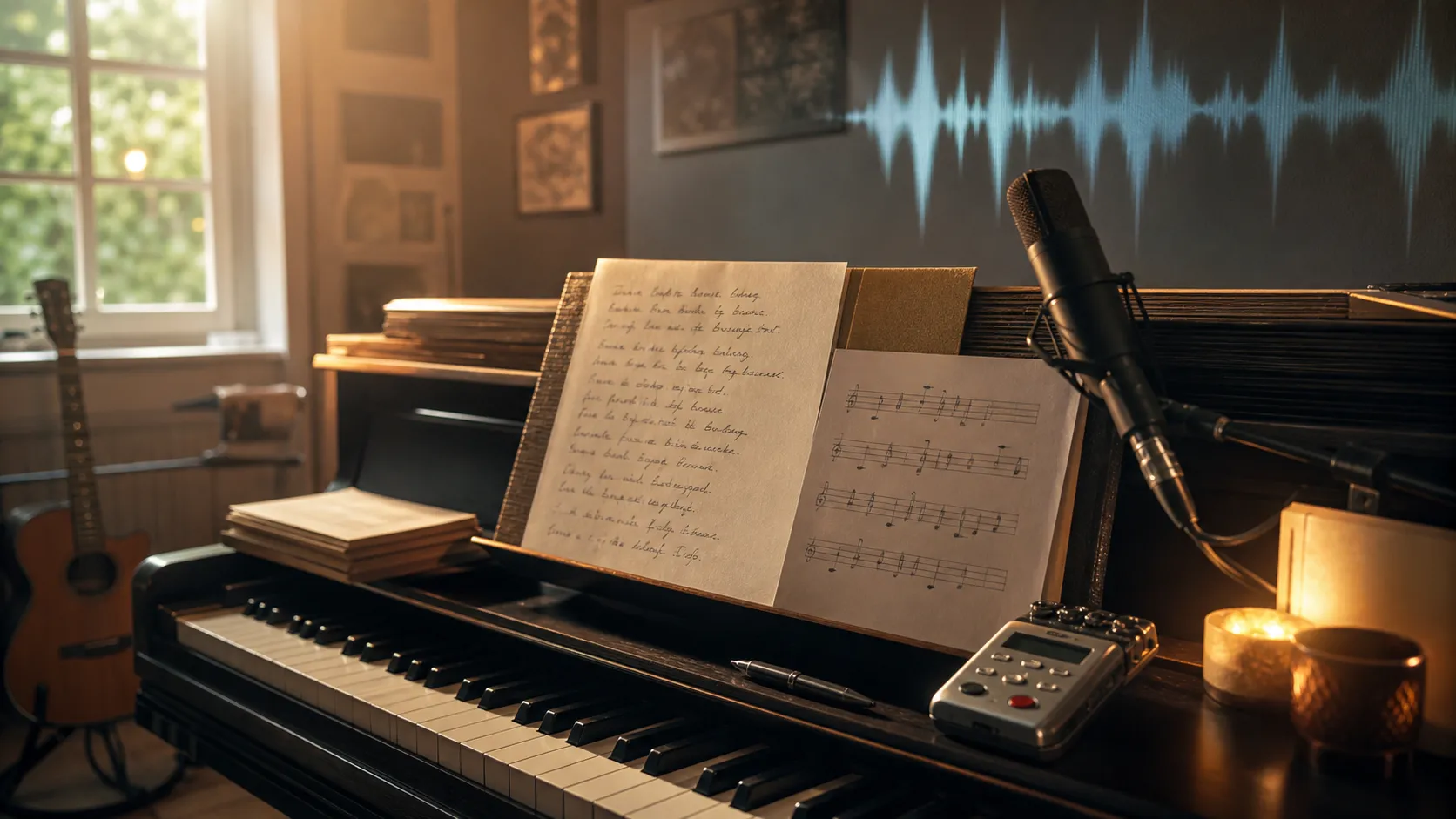 How to Turn Lyrics into a Song with AI
